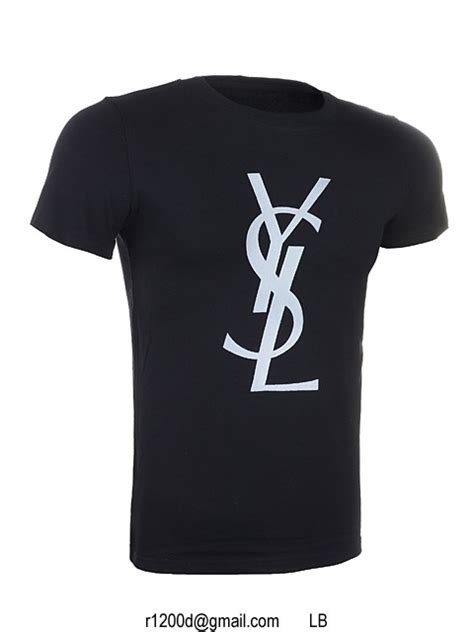 t shirt yves saint laurent homme noir|farfetch st laurent shirts.